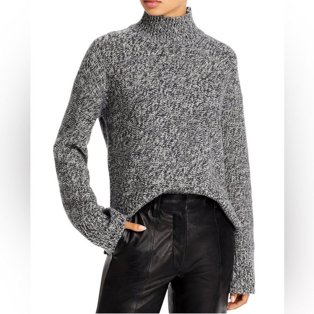 Theory Karenia Cashmere‎ Marled Funnelneck Sweater